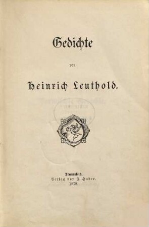 Gedichte