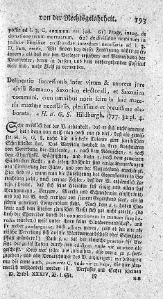 Delineatio successionis inter virum et uxorem.