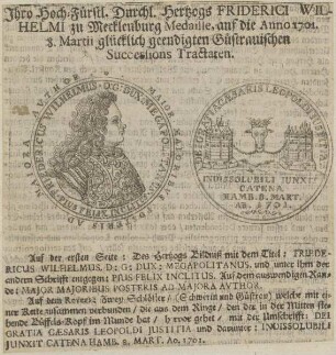 Bildnis des Fridericus Wilhelmus