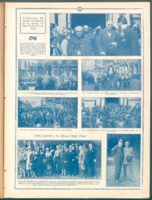 Celebración del séptimo centenario de la muerte de San Francisco de Asís