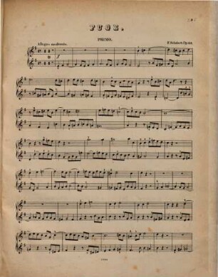 Pianoforte-Werke : zu 4 Hdn.. 3,20, Fuge : op. 152