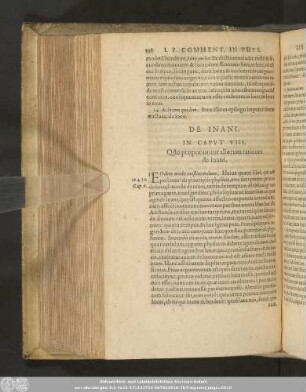 In Caput VIII. Quo proponuntur aliorum rationes de inani.