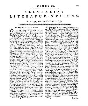 Journal für Prediger. Bd. 17, St. 1-2. Halle: Kümmel 1785