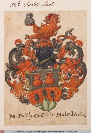 Wappen des Paul Crusius