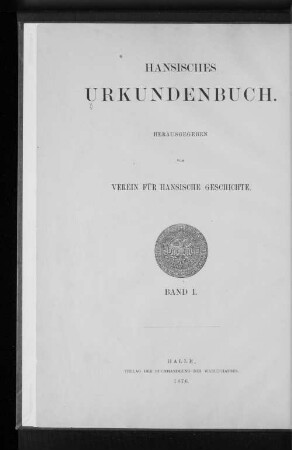 1.975/1300(1876): Hansisches Urkundenbuch
