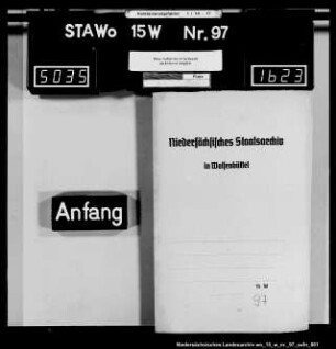 Das sog. Zeitenholz im Amt Gandersheim