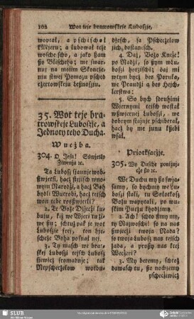 35. Wot teje bratowskeje Luboszje, a Jednoty teho Ducha