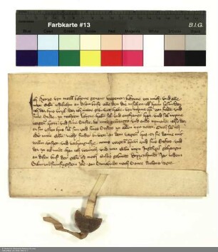 Revers Heinrichs von Mörle genannt Beheim bezüglich der Belehnung mit dem Schloss Ürzell durch den Abt und das Stift Fulda