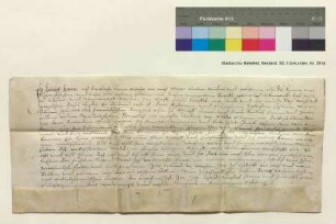 Ludolf Kanne, Ältester der Kanne, belehnt namens aller seiner Verwandten Kanne von Lügde den Johans Seylern, Sohn des verstorbenen pyrmontischen Kanzlers Johannes Seylers, mitgenannten Ländereien vor Lügde, die vormals Ernst Geunter genannt Niemann und dessen Vorfahren von den Kanne zu Lehen hatten.