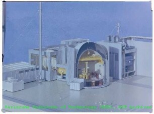 Modell der Kompakten Natriumgekühlten Kernenergieanlage II (KNK II)