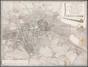 Grundriss der Königlichen Residenzstadt Berlin: Stadtplan von Berlin