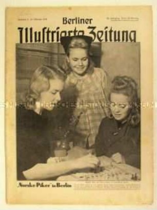 Wochenzeitschrift "Berliner Illustrierte Zeitung" u.a. zu den Luftangriffen auf London