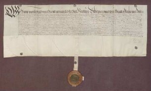 Huldigung der Stadt Heidelberg gegenüber Kurfürst Friedrich III. von der Pfalz.