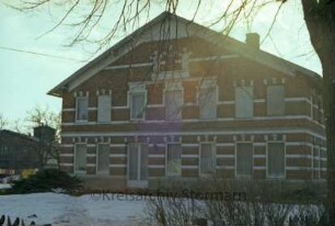 Stellau: Bauernhaus: Giebelseite Wohntrakt
