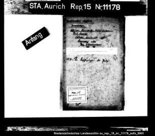 Die Besichtigung des dem Sethe-Stift gehörigen Platzes Erbsenbinderei