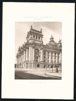 Reichstag, Berlin: Ansicht von Südosten
