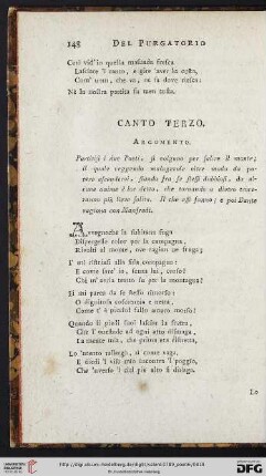Canto terzo