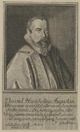 Bildnis des David Hoeschelius
