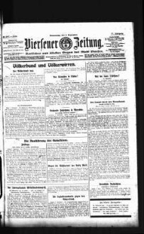 Viersener Zeitung : aelteste Zeitung des Dreistädtegebietes, verbunden mit der "Wacht" in Dülken und Süchteln