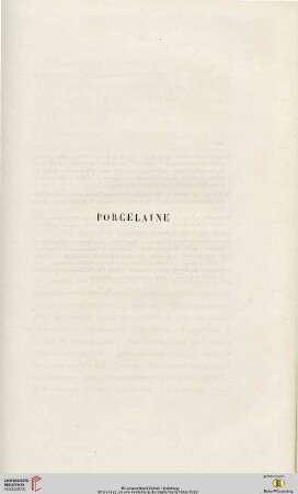 Porcelaine