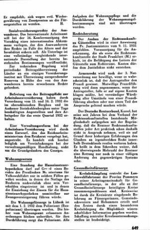 Verwaltungsreform bei der Arbeitslosen-Versicherung [Arbeitslosenversicherung]