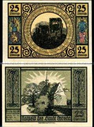 Lobeda 25 Pfennig, Notgeldserie