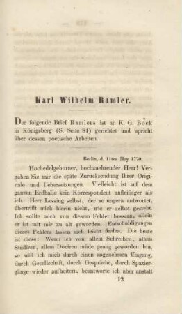 Karl Wilhelm Ramler