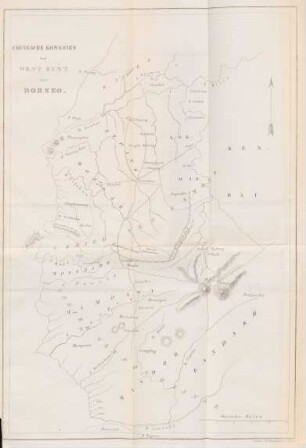Chinesche kongsies ter west kust van Borneo