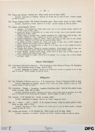 Sujets historiques (Nr. 776)