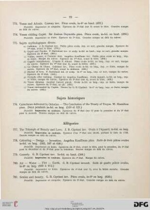 Sujets historiques (Nr. 776)