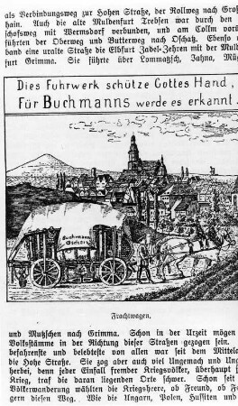 Oschatz. Stadtansicht, aus: "Heimatbuch für Schule und Haus"