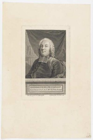 Bildnis des Antoine Francois Prevost