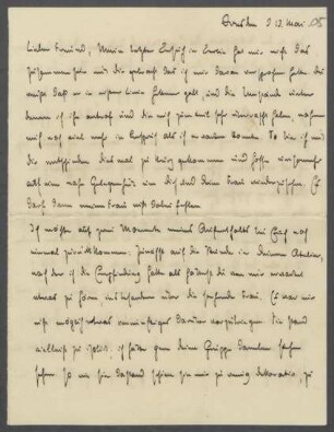 Brief von Hermann Schmitt an Georg Kolbe