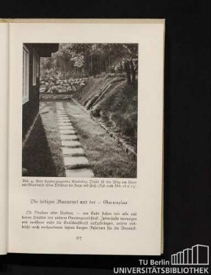 Die leidigen Baumittel und der Gartenplan.