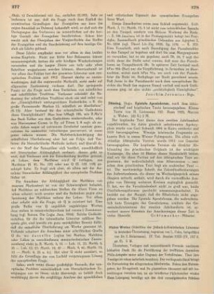 278-279 [Rezension] Philos Werke ; IV. Teil
