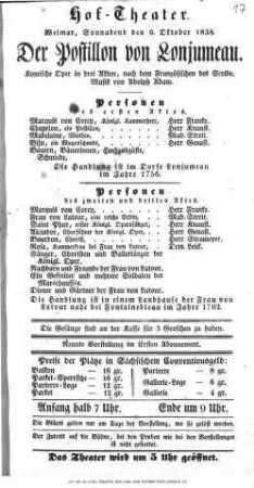 Der Postillon von Lonjumeau