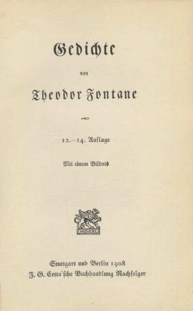 Gedichte