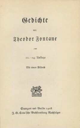 Gedichte