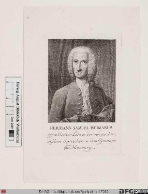 Bildnis Hermann Samuel Reimarus