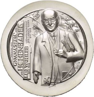 Medaille von Victor Huster auf Leo Wohleb