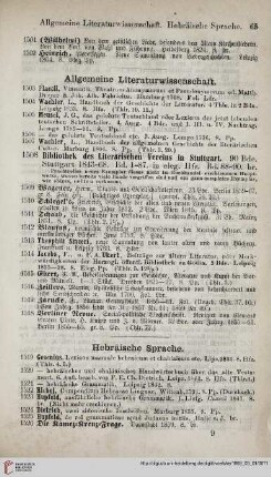 Hebräische Sprache (Nr. 1519 - 1531)