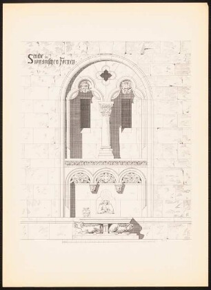 Romanische Formen: Ansicht (aus: Drucke von Seminararbeiten der Königlich Technischen Hochschule Berlin, Bd. II)