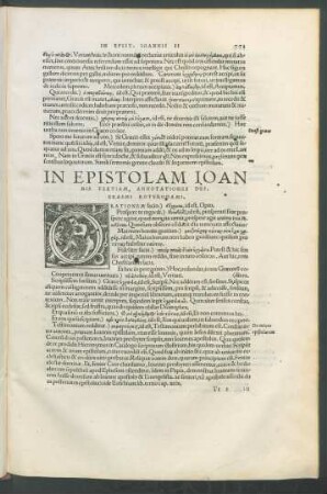 In Epistolam Ioannis Tertiam, Annotationes Des. Erasmi Roterodami.