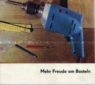 Bedienungsanleitung für eine Heimwerkerpistole
