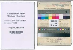 Entnazifizierung Heinrich Stappat , geb. 26.10.1894 (Polizeibeamter)