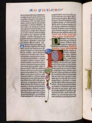 Argumentum in Epistolam ad Philemonem et Epistola ad Philemonem
