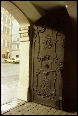 Salzburg: Holztor zum Hof, Barockhaus