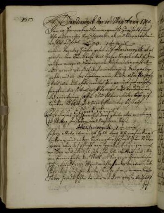 Harderwijk 10. - 13. Mai 1710