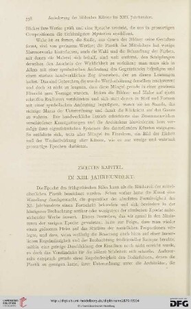 Zweites Kapitel: Im XIII. Jahrhundert
