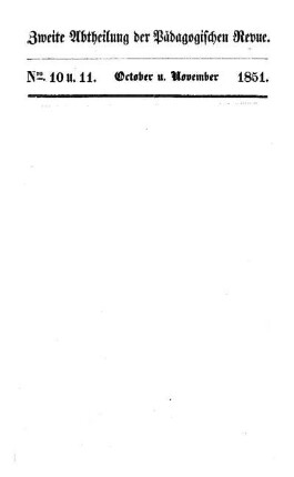 Bd. 27, Abt. 2, H. 10/11: Heft Bd. 27, Abt. 2, H. 10/11